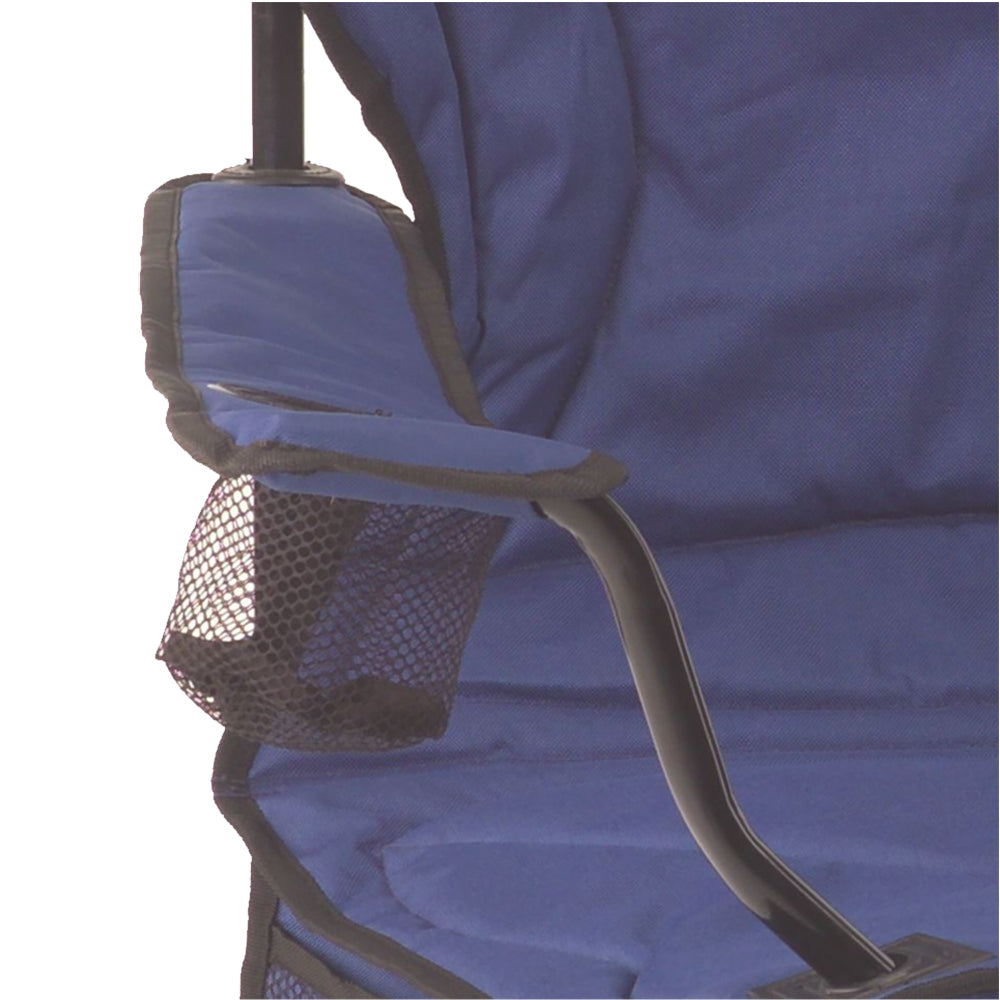 Silla plegable Coleman con enfriador - Azul