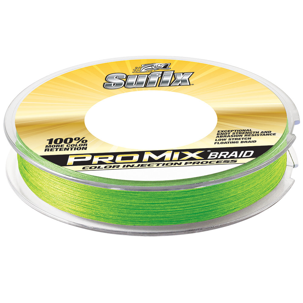 Sufix ProMix® Braid - 80lb - Verde Neón - 300 yardas
