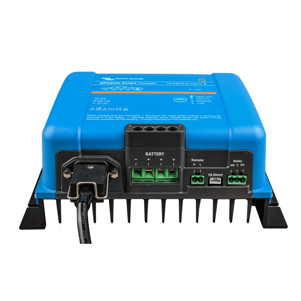 Cargador Victron Phoenix Smart IP43 12/30 (3) 120-240VAC Requiere cable de alimentación 5-15P