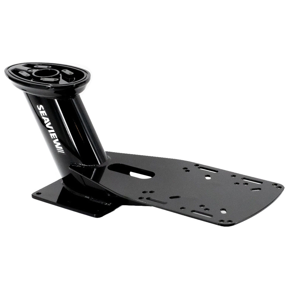 Seaview 13.25" con montaje doble preperforado para la mayoría de radares de domo cerrado - Negro - Requiere placa superior