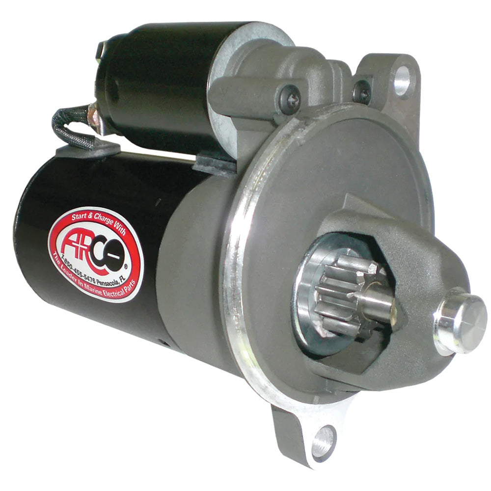 Motor de arranque intraborda de alto rendimiento ARCO Marine con reducción de engranajes e imán permanente - Rotación en sentido horario