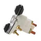 Solenoide para motor fuera de borda ARCO Marine con base plana aislada y carcasa blanca