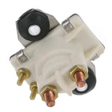 Solenoide para motor fuera de borda ARCO Marine con base plana aislada y carcasa blanca