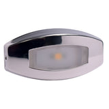 Luz de cortesía Lumitec Fiji - Carcasa pulida - Luces RGBW directas - Paquete de 4