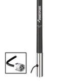 Antena VHF clásica Shakespeare 5101 de 8’ con cable RG-58 de 15' - Negra