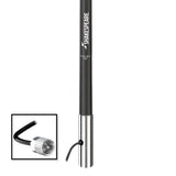 Antena VHF clásica Shakespeare 5104 de 4 pies con cable RG-58 de 15 pies - Negra