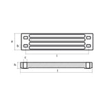 Ánodo de barra de zinc Tecnoseal para soporte de motor Yamaha