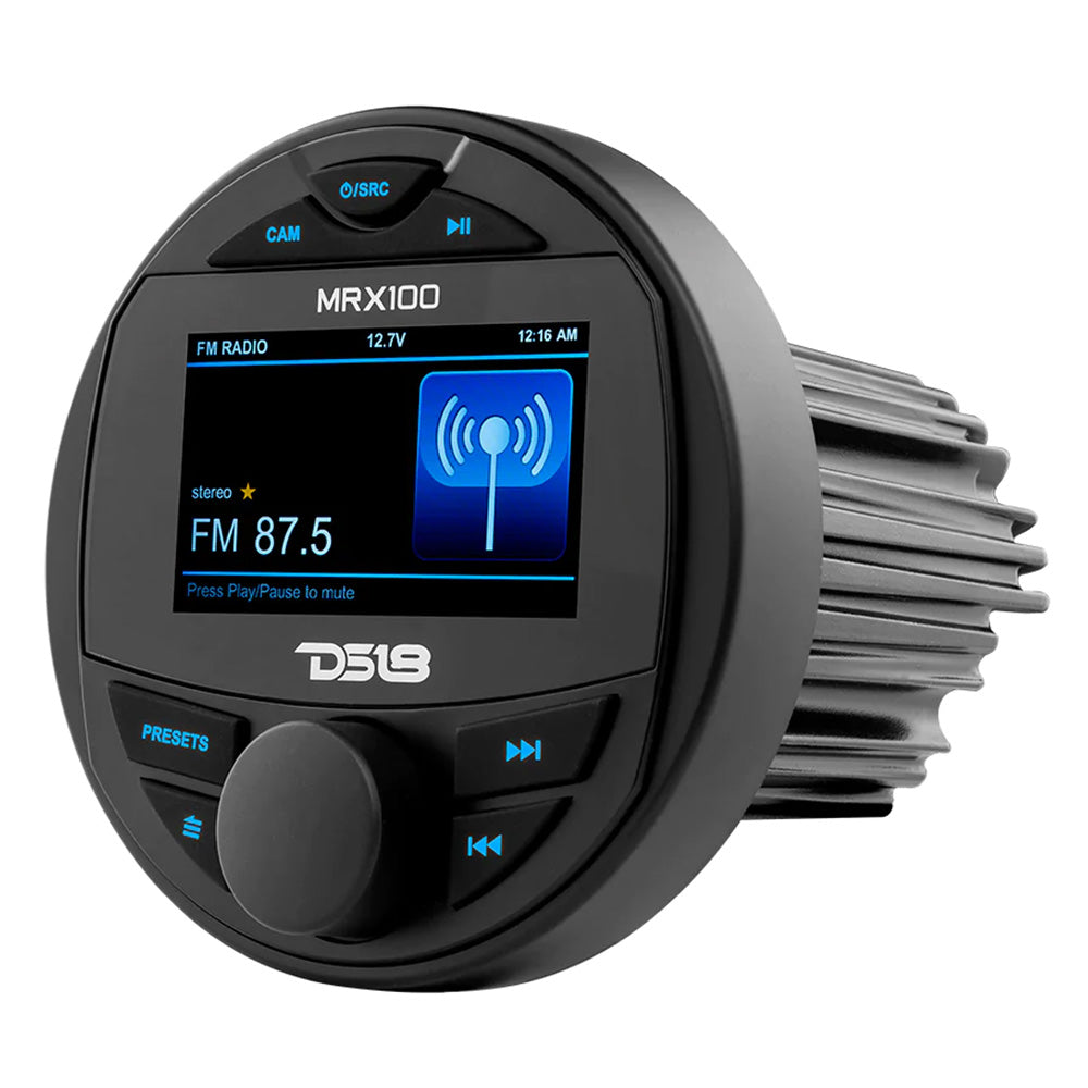 Unidad principal marina DS18 MRX100 de 2 zonas con pantalla LCD TFT - 4x50 vatios máx.