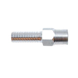 Conector de manguera de combustible de aluminio universal Attwood - 3/8" NPT x 3/8" espiga