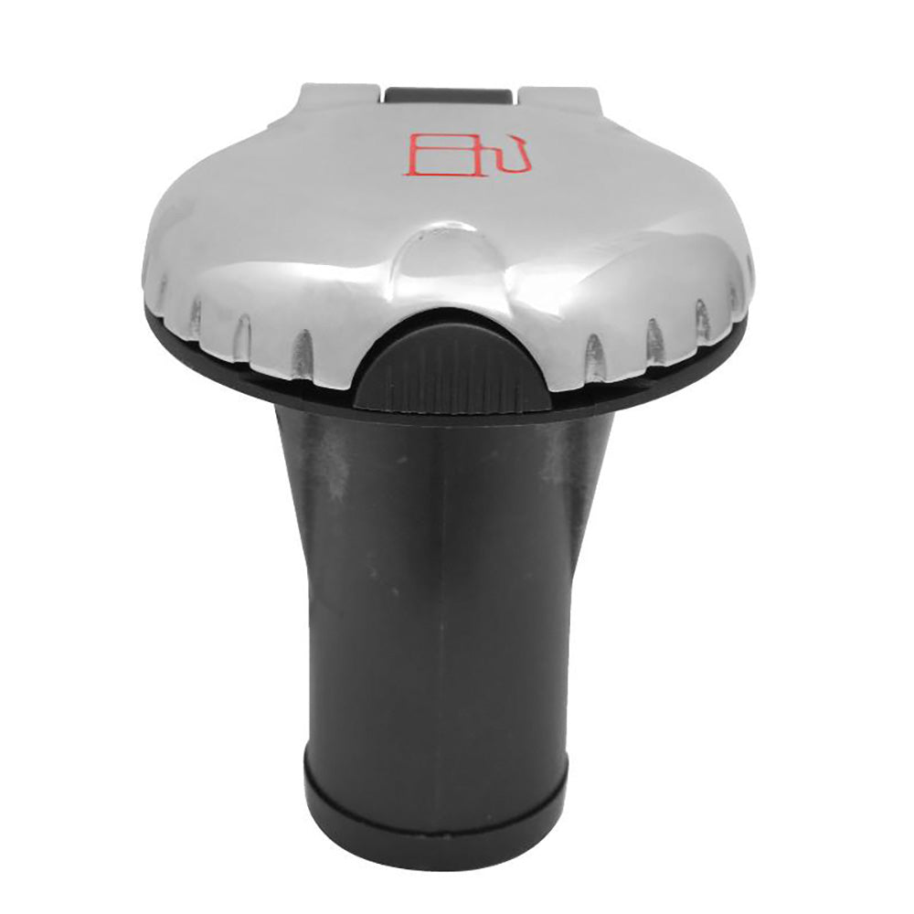 Llenado de cubierta Attwood para sistema de recipiente de carbono - Cuerpo recto y tapa de acero inoxidable festoneada