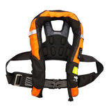 Chaleco salvavidas inflable automático First Watch FW-40PRO Ergo con arnés - Naranja alta visibilidad y negro