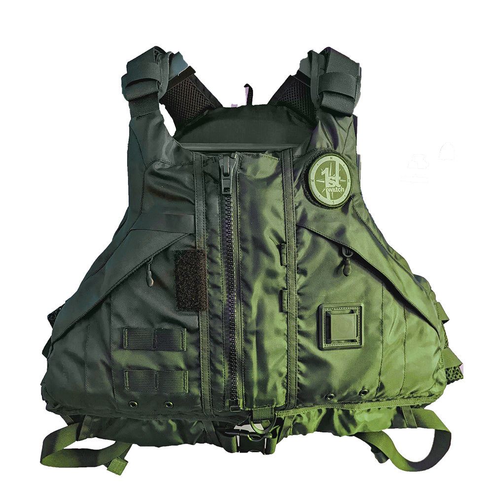 Chaleco salvavidas First Watch AV-1000 estilo kayak - Verde - M/L