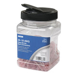 Ancor 22-18 AWG Heat Shrink Butt Connector - 250-Pieces - Jar
