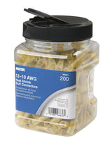 Ancor 12-10 AWG Heat Shrink Butt Connector - 200-Pieces - Jar