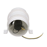 Soplador en línea resistente al agua Attwood Turbo Serie II 4000 - 12 V - Blanco