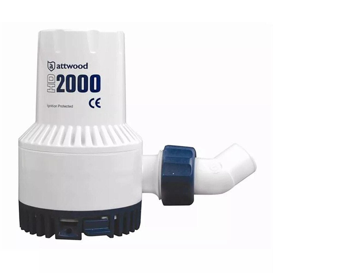 Bomba de achique de servicio pesado Attwood HD2000 - 24V y 2000 GPH