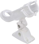 Attwood Heavy-Duty Adjustable Rod Holder w/Combo Mount - White