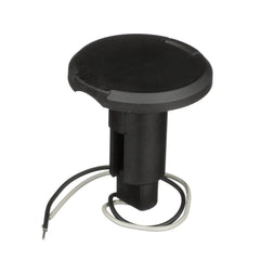 Attwood LightArmor Base Enchufable - 2 Pines - Negro - Redonda