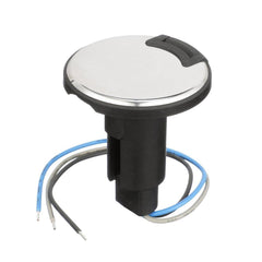 Attwood LightArmor Plug-In Base - 3 Pin - Stainless Steel - Round