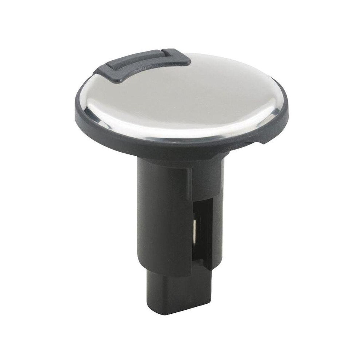 Attwood LightArmor Plug-In Base - 3 Pin - Stainless Steel - Round