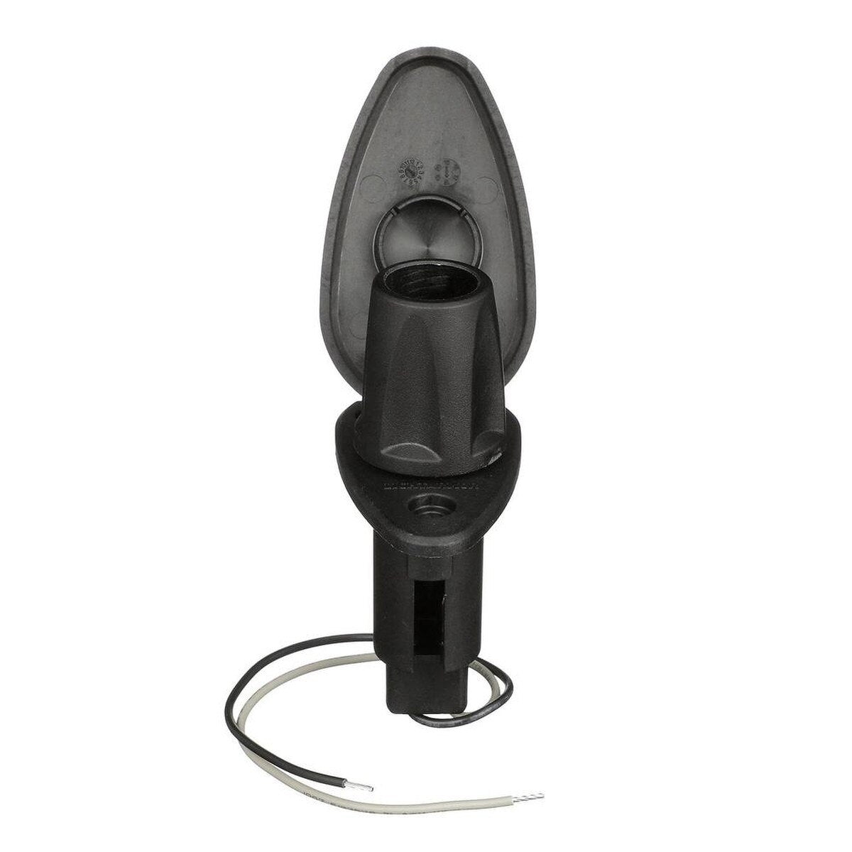 Attwood LightArmor Plug-In Base - 2 Pin - Black - Teardrop