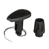 Attwood LightArmor Plug-In Base - 2 Pin - Black - Teardrop