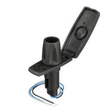 Attwood 910V Series Rectangle Base 3-Pin Black Composite Cover