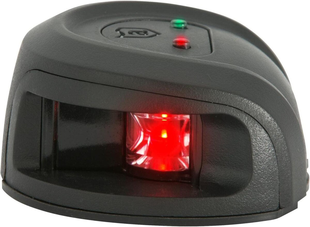 Luz de navegación para montaje en proa Attwood LightArmor - Negra composite - Bicolor - 2NM