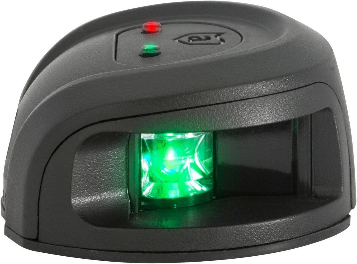 Luz de navegación para montaje en proa Attwood LightArmor - Negra composite - Bicolor - 2NM