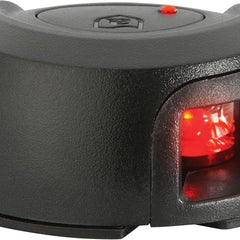 Attwood LightArmor Deck Mount Navigation Light - Black Composite - Port (red) - 2NM
