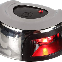 Attwood LightArmor Deck Mount Navigation Light - Stainless Steel - Port (red) - 2NM