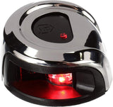 Attwood LightArmor Deck Mount Navigation Light - Stainless Steel - Port (red) - 2NM