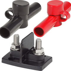 Blue Sea 2017 Dual PowerPost Cable Connectors - 2 x 3/8"