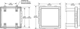 Blue Sea 3116 - SMS Panel Enclosure w/ELCI (30A) and 3 Blanks - 120V