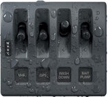 Blue Sea 4305 WeatherDeck® 12V DC Waterproof Switch Panel - 4 Posistion