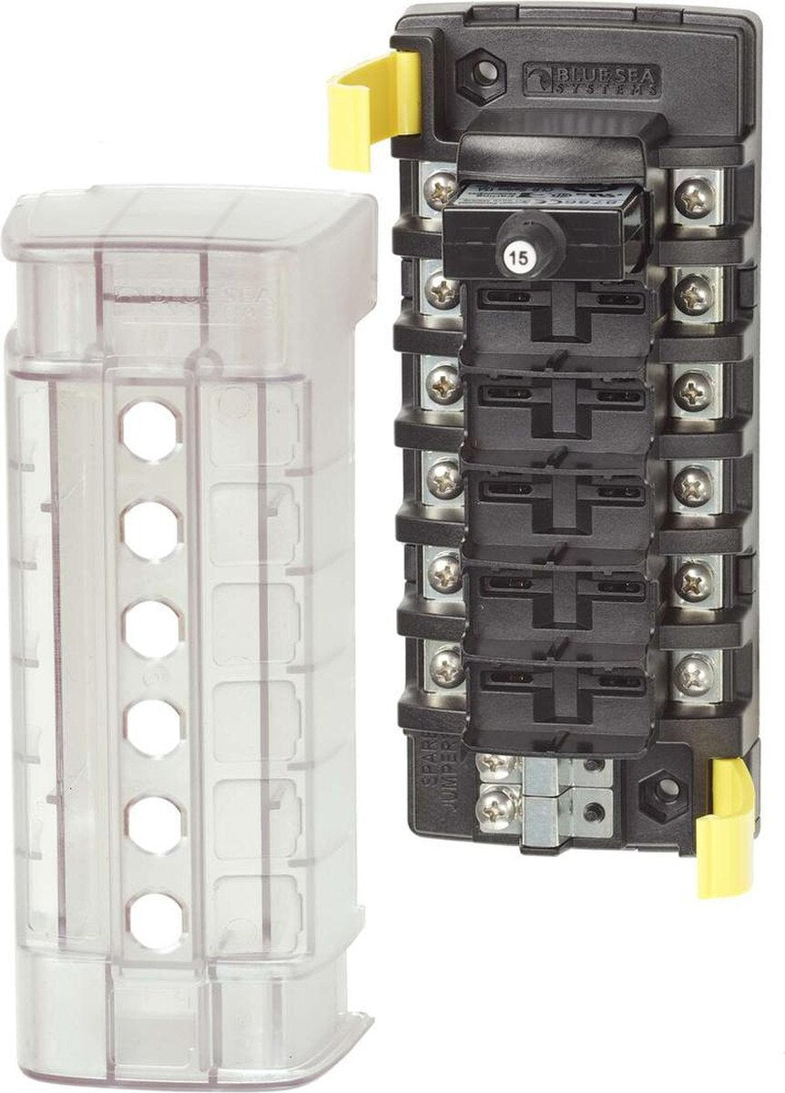 Blue Sea 5050 ST CLB Circuit Breaker Block - 6 Position