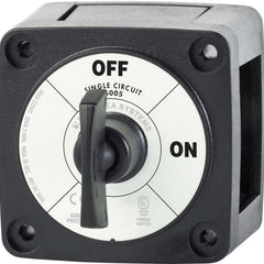 Blue Sea 6005200 Battery Switch Single Circuit ON-OFF - Black