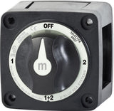 Blue Sea 6007200 Interruptor de batería Mini - 4 Posiciones - Negro