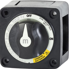 Blue Sea 6011200 m-Series Battery Switch Dual Circuit Plus - Black