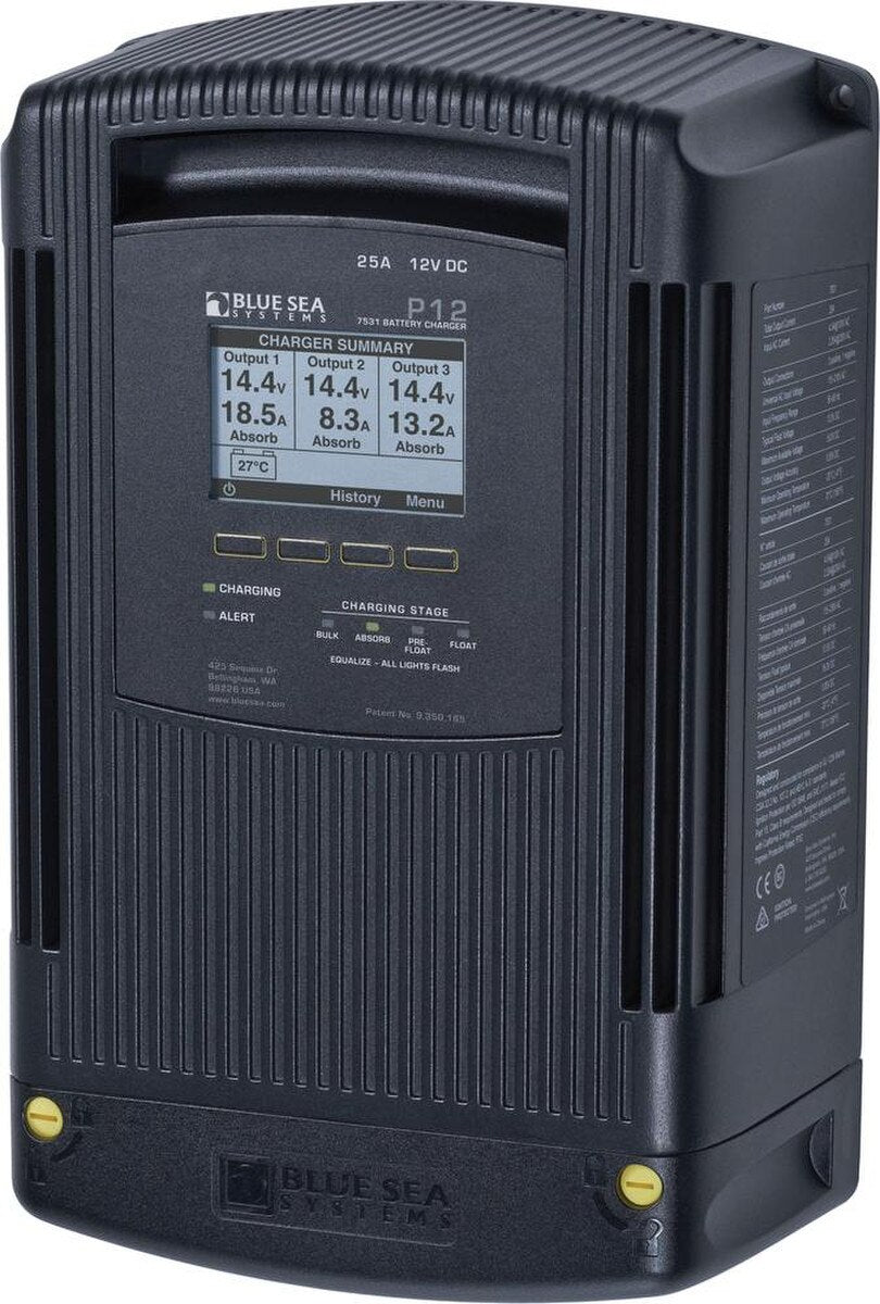 Blue Sea 7531 P12 Battery Charger - 12V DC 25A