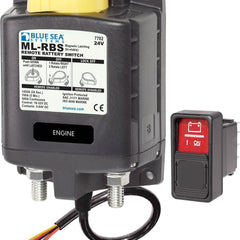Blue Sea 7702 Interruptor remoto de batería serie ML con control manual 24 V CC