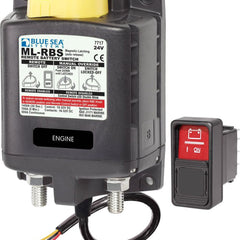 Blue Sea 7717 ML-RBS Interruptor de batería remoto con control manual de liberación automática - 24V