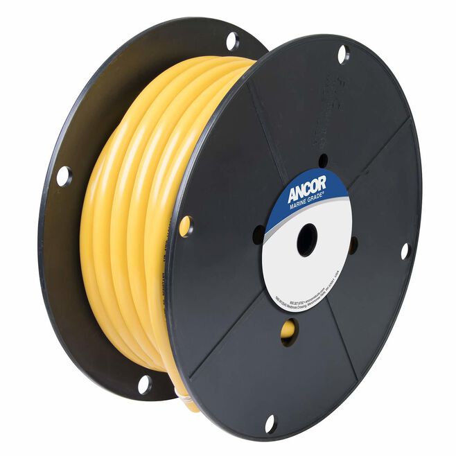 Ancor Yellow 4 AWG Battery Cable - 25'