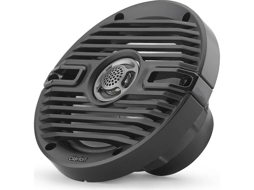 Clarion CMSP Series 6.5" Marine Speakers w/ Classic Grill - CMSP-651-CWB