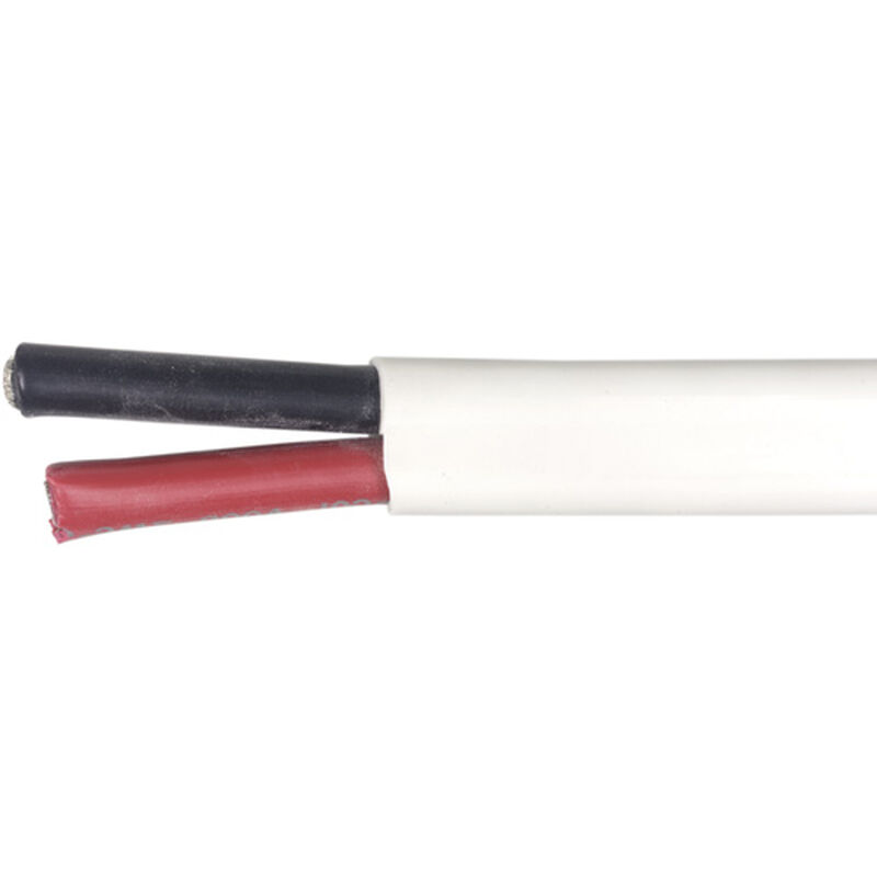 Ancor Standard Duplex Cable - Flat 18/2 AWG - 2 x 0.8mm² Red/Black - 100'