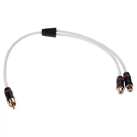 Fusion Performance RCA Cable Splitter - 1 Male to 2 Female - .9'