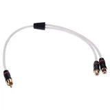 Fusion Performance RCA Cable Splitter - 1 Male to 2 Female - .9'