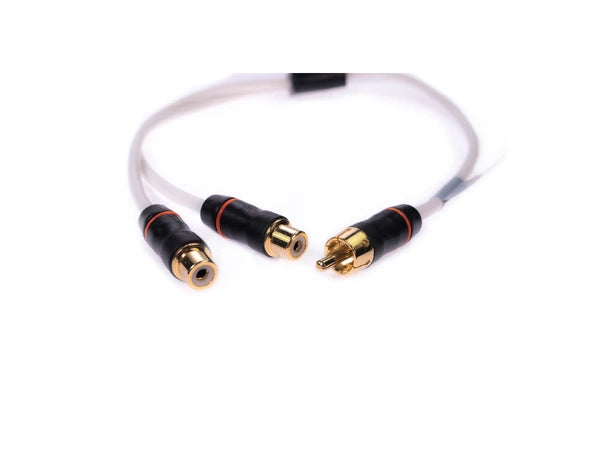 Fusion Performance RCA Cable Splitter - 1 Male to 2 Female - .9'