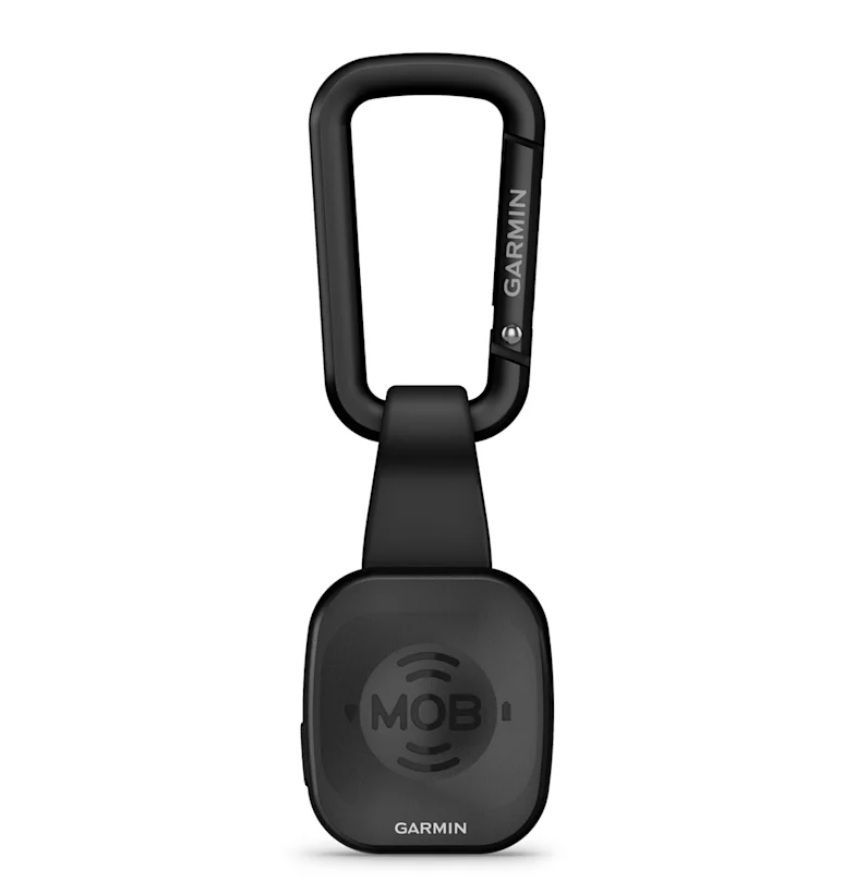 Etiqueta Garmin MOB con correa de liberación rápida negra