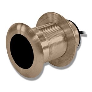 Transductor de profundidad/temperatura Garmin B117 de bronce a través del casco - 8 pines
